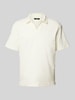 Jack & Jones Premium Poloshirt aus Frottee Modell 'TERRY' Weiss