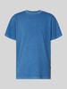 G-Star Raw T-shirt met labelpatch Blauw