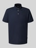 Tom Tailor Regular fit poloshirt van katoenmix Donkerblauw