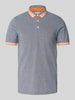 Jack & Jones Slim Fit Poloshirt mit Logo-Stitching Modell 'PAULOS' Marine