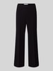 Raffaello Rossi Straight Fit Bundfaltenhose Modell 'RENEE' Black