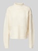 Vero Moda Regular fit gebreide pullover met opstaande kraag, model 'MOON' Beige