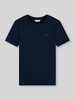 Tommy Hilfiger Slim Fit T-Shirt aus reiner Baumwolle Marine