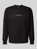 Calvin Klein Jeans Sweatshirt mit Label-Print Black