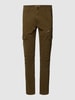 PME Legend Cargohose mit Label-Detail Modell 'Nordrop' Khaki