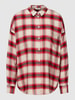 Jake*s Casual Hemdbluse in Tartan-Karo Rot