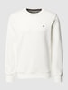 Gant Regular fit sweatshirt met labelstitching, model 'SHIELD' Offwhite