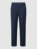 SELECTED HOMME Slim tapered fit stoffen broek met elastische band, model 'DANN' Marineblauw