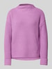 Selected Femme Strickpullover mit Stehkragen Modell 'SELMA' Fuchsia