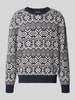 Tommy Hilfiger Pullover mit Logo-Detail Marine