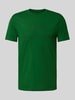 ARMANI EXCHANGE Slim fit T-shirt van puur katoen met logoprint Groen