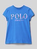 Polo Ralph Lauren Teens T-Shirt mit Logo-Detail und Rundhalsausschnitt Royal