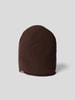 Extreme Cashmere Beanie mit Brand-Detail Dunkelbraun