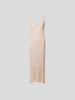 Holzweiler Strickkleid mit U-Ausschnitt Altrosa