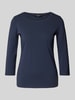 Weekend Max Mara Shirt met lange mouwen en ronde hals, model 'MULTIA' Marineblauw