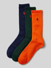 Polo Ralph Lauren Underwear Socken mit Logo-Stitching im 3er-Pack Orange