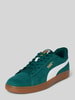 Puma Leren sneakers met labeldetails, model 'Smash 3.0' Groen