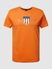 Gant T-Shirt mit Label-Print Modell 'Archiv Shield' Orange