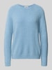 Weekend Max Mara Regular Fit Pullover aus Alpaka-Mix Modell 'GHIACCI' Hellblau