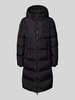 ARMANI EXCHANGE Płaszcz puchowy o kroju regular fit z dwustronnym zamkiem błyskawicznym Czarny