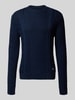 Tommy Jeans Regular fit gebreide pullover van zuiver katoen Marineblauw