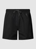 BOSS Badehose mit Label-Stitching Black