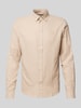 Casual Friday Regular Fit Freizeithemd mit Button-Down-Kragen Modell 'Anton' Camel Melange