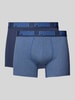 Puma Trunks mit Label-Detail im 2er-Pack Jeansblau