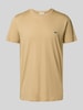 Lacoste Regular Fit T-Shirt aus reiner Baumwolle Beige