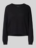 Marc O'Polo Denim Strickpullover mit gerippten Abschlüssen Black