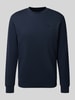 Scotch & Soda Sweatshirt mit gerippten Abschlüssen Marine