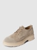 Marc O'Polo Derby schoenen met labeldetail, model 'Lars' Taupe