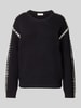 FREE/QUENT Strickpullover mit Ziernaht Black