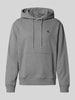 Calvin Klein Jeans Hoodie mit Kapuze Mittelgrau