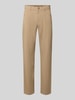 Christian Berg Men Comfort Fit Hose mit Eingrifftaschen Mittelbraun Mel