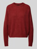 Drykorn Gebreide pullover van alpacamix, model 'DOANIE' Roestrood