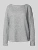 Tom Tailor Regular Fit Sweatshirt aus pflegeleichten Polyesterfasern Hellgrau Melange