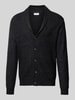 Lindbergh Strickjacke mit Knopfleiste Black