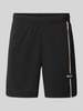 BOSS Green Szorty sportowe o kroju regular fit z detalami z logo model 'SH_TOC GAME 8 INCH' Czarny