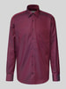 ETERNA Comfort Fit Businesshemd mit Knopfleiste Bordeaux