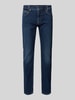 MAC Straight Fit Jeans im 5-Pocket-Design Modell 'Arne' Blau