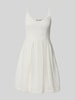 Only A-Linie Spitzenkleid aus reiner Baumwolle Modell 'HELENA' Offwhite