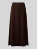 Christian Berg Woman Strickrock mit elastischem Bund Schoko