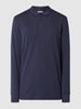bugatti Poloshirt aus Piqué Marineblau
