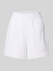 Pieces Regular Fit Shorts aus reiner Baumwolle Modell 'VILDE' Weiss