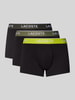 Lacoste Trunks mit Label-Bund Black