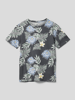 Jack & Jones T-shirt met gebloemd motief Antraciet