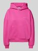 Review Oversized Hoodie mit Kapuze Fuchsia