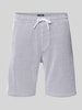 MCNEAL Slim Fit Shorts mit Eingrifftaschen Modell 'SHANE' Dunkelblau