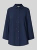 Christian Berg Woman Regular Fit Bluse aus Viskose mit 3/4-Arm Dunkelblau